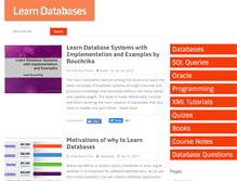 Tablet Screenshot of learndb.com